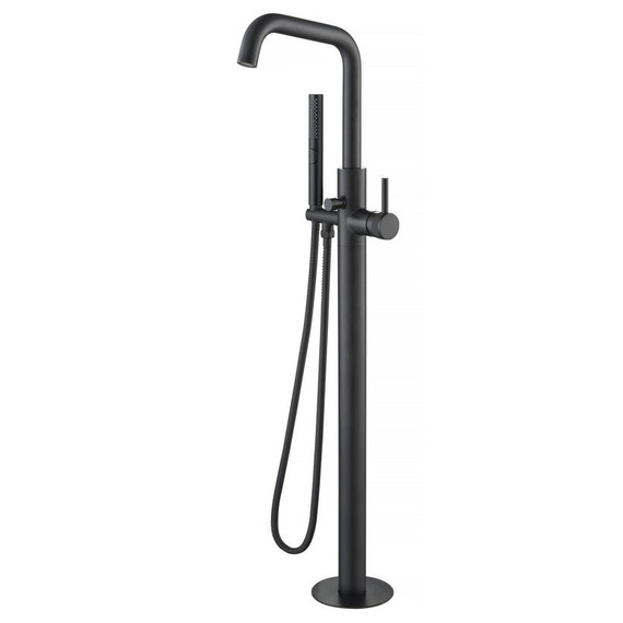 Смеситель для ванны Allen Brau Priority 5.31008-31 (со скрытой частью) чёрный матовый фото 2