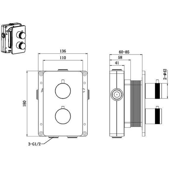 Смеситель для ванны Allen Brau Priority 5.31213-GB (со скрытой частью) золото фото 2