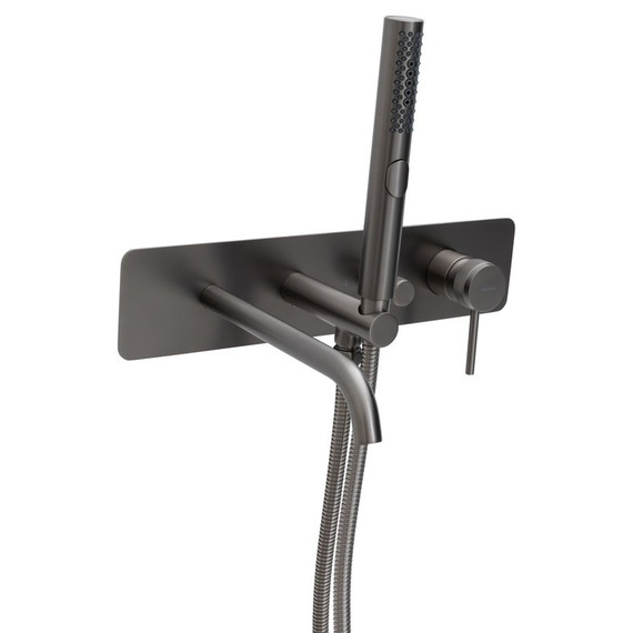 Смеситель для ванны Allen Brau Priority 5.31A05-MG (со скрытой частью) графит фото 4