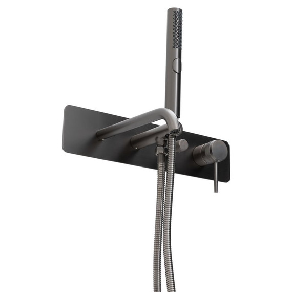 Смеситель для ванны Allen Brau Priority 5.31A05-MG (со скрытой частью) графит фото 5