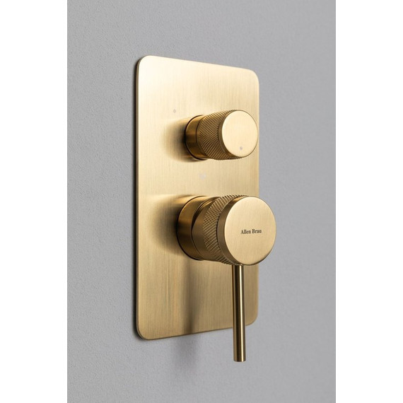 Смеситель для ванны Allen Brau Priority 5.31A11-GB (со скрытой частью) золото фото 6