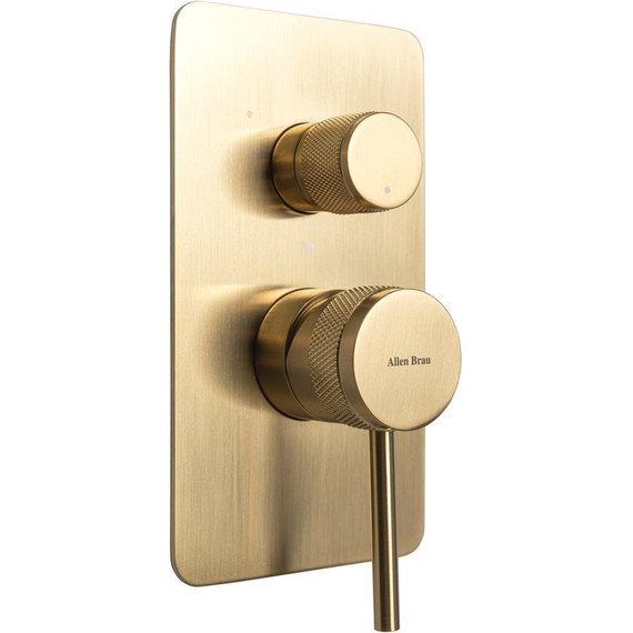 Смеситель для ванны Allen Brau Priority 5.31A11-GB (со скрытой частью) золото фото 