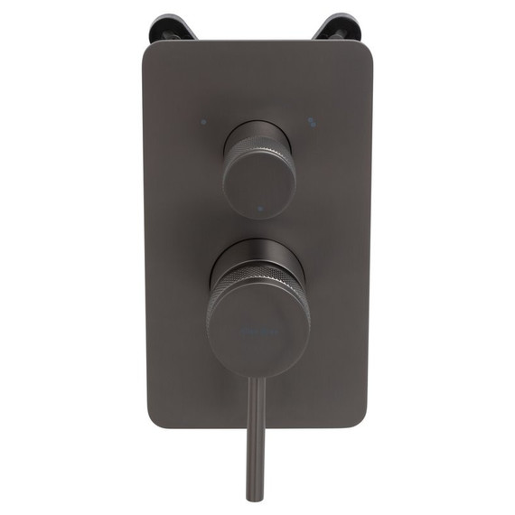 Смеситель для ванны Allen Brau Priority 5.31A11-MG (со скрытой частью) графит фото 2