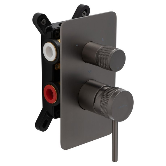 Смеситель для ванны Allen Brau Priority 5.31A11-MG (со скрытой частью) графит фото 4