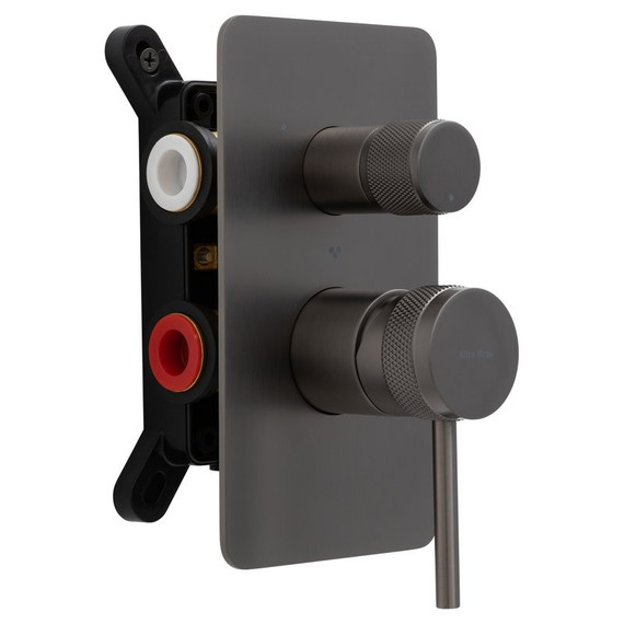 Смеситель для ванны Allen Brau Priority 5.31A11-MG (со скрытой частью) графит фото 5