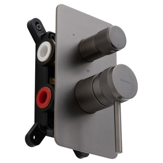 Смеситель для ванны Allen Brau Priority 5.31A11-MG (со скрытой частью) графит фото 6