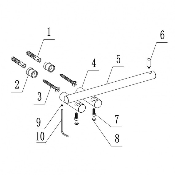 Держатель для туалетной бумаги ABBER Osten 316 AA1831BST, цвет сталь брашированная фото 3