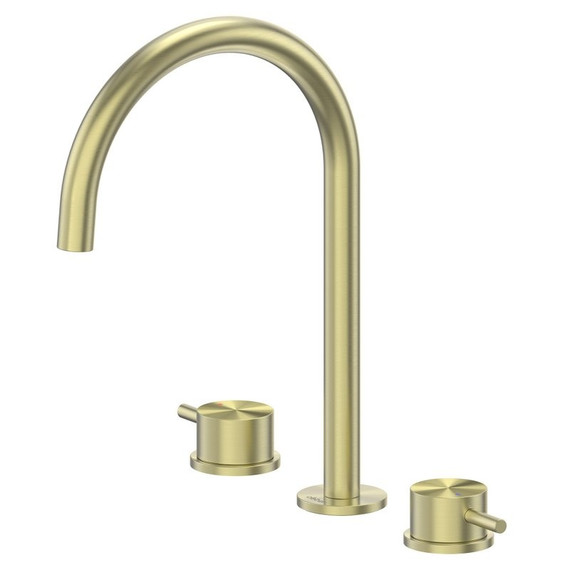 Смеситель для раковины ABBER Wasser Kreis 316 AF8108BG-M, золото брашированное фото 