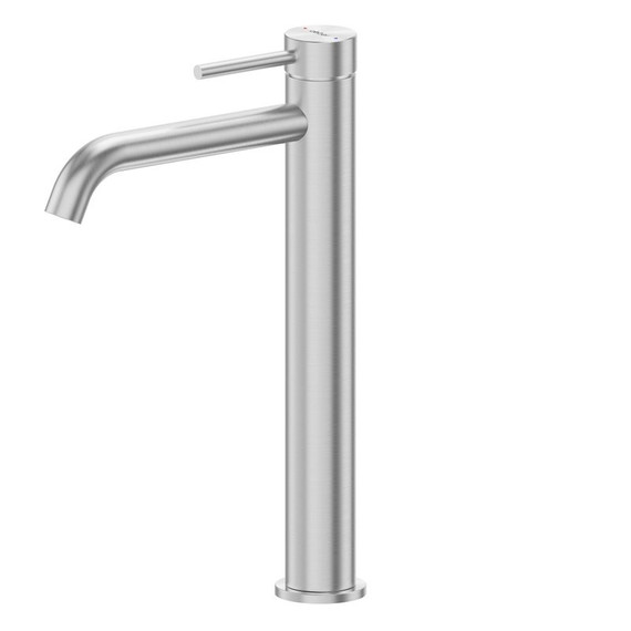 Смеситель для раковины высокий Abber Wasser Kreis 316 AF8111BST-L, сталь брашированная фото 