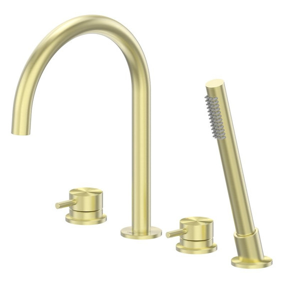 Смеситель для ванны Abber Wasser Kreis 316 AF8113BG, золото брашированное фото 