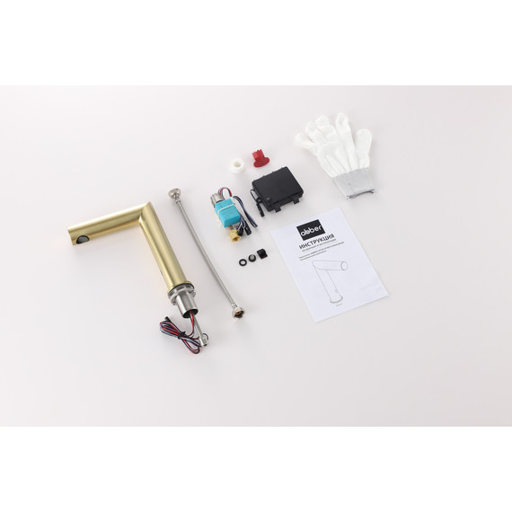 Смеситель для раковины сенсорный ABBER Perfekte 316 AF8A101BGS, золото брашированное фото 2