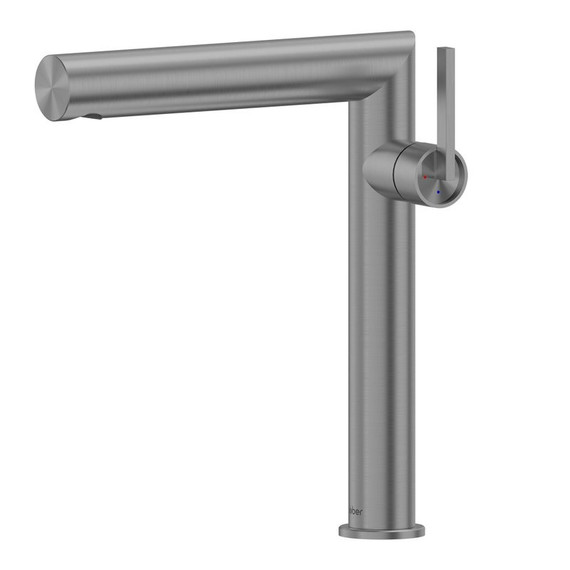 Смеситель для раковины ABBER Perfekte 316 AF8A11BGG-L, оружейная сталь брашированная фото 