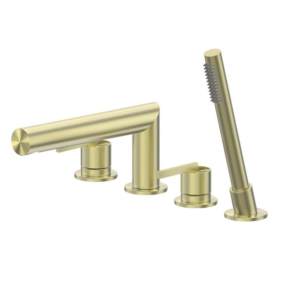 Смеситель для ванны Abber Perfekte 316 AF8A13BG, золото брашированное фото 