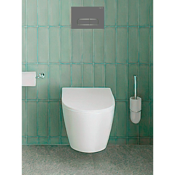 Унитаз подвесной безободковый Aquatek Оберон AQ1363WT-00 с тонкой крышкой микролифт (система смыва Торнадо) фото 7