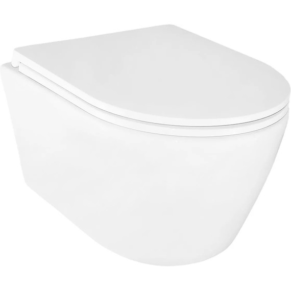 Инсталляция с подвесным унитазом комплект: Grohe Rapid SL 38772001 с подвесным безободковым унитазом Azario Uno AZ-2380 сиденье микролифт, крепление, кнопка смыва хром фото 18