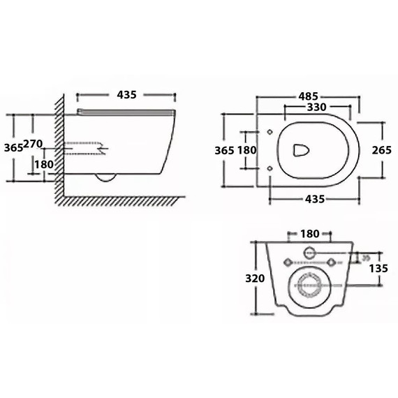 Инсталляция с подвесным унитазом комплект: Grohe Rapid SL 38772001 с подвесным безободковым унитазом Azario Uno AZ-2380 сиденье микролифт, крепление, кнопка смыва хром фото 26
