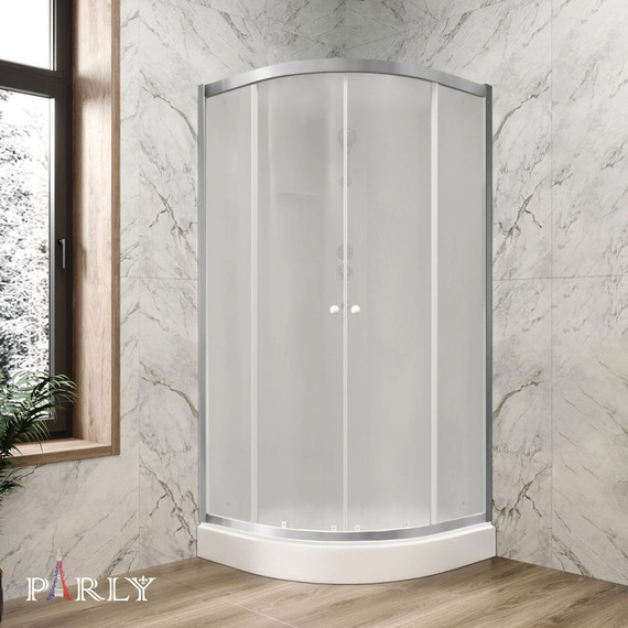Душевая кабина Parly 90x90 см BETT931, хром матовый/матовое фото 4