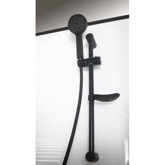 Душевая кабина Grossman Elegans 100x100 см GR250, чёрный/прозрачное фото 5