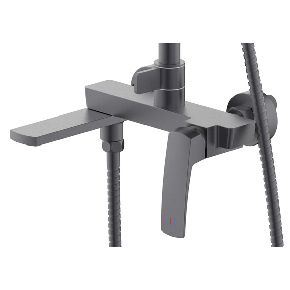 Душевая стойка Azario Conda AZ-K2411GR, графит фото 2