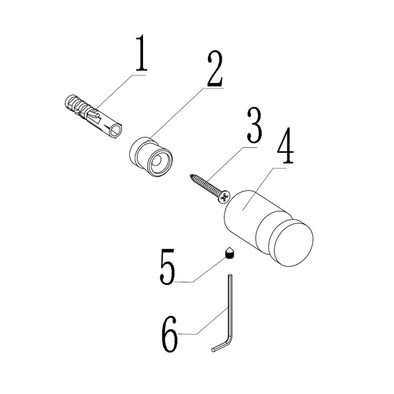 Крючок ABBER Osten 316 AA1850BGG, цвет оружейная сталь брашированная фото 2