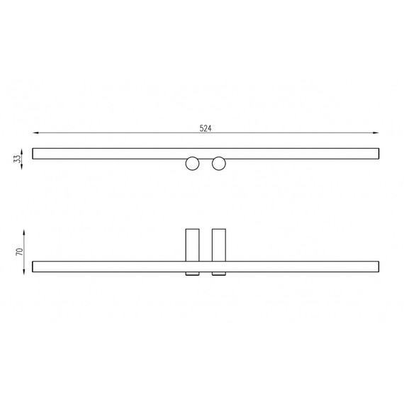 Держатель для полотенец ABBER Osten 316 AA1855BST, цвет сталь брашированная фото 2