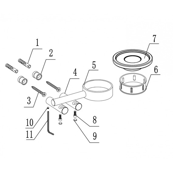 Мыльница Abber Osten 316 AA1858BST, цвет сталь брашированная фото 3
