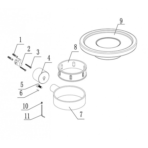Мыльница Abber Osten 316 AA185A8BGG, цвет оружейная сталь брашированная фото 3