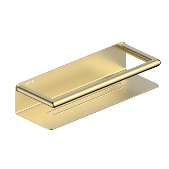 Полка прямоугольная ABBER Osten 316 AA1862BG, цвет золото брашированное фото 
