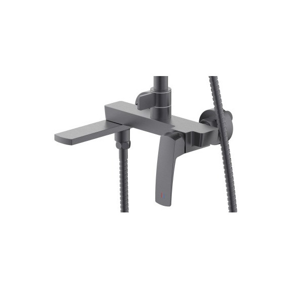 Душевая стойка Azario Conda AZ-K2411GR, графит фото 2