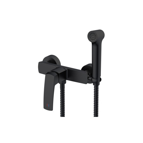 Набор для гигиенического душа Azario Conda AZ-K2511B, чёрный матовый фото 2