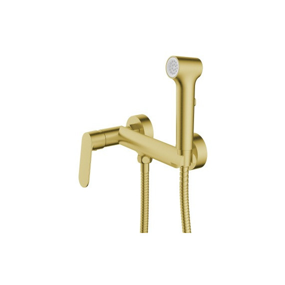 Набор для гигиенического душа Azario Alanti AZ-K2532MG, золото матовое фото 