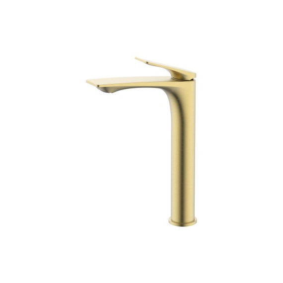 Смеситель для раковины высокий Azario Lursy AZ-K9049MG, золото матовое фото 