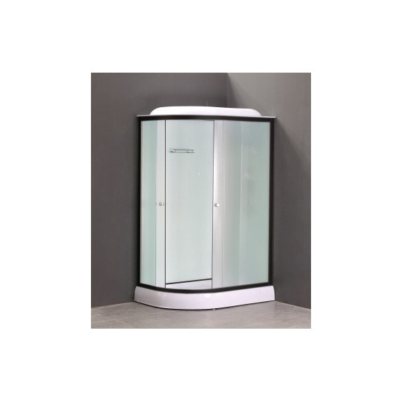 Душевая кабина Loranto 120x80 см CS-877EBTM/W-120 R, чёрный/прозрачное фото 2