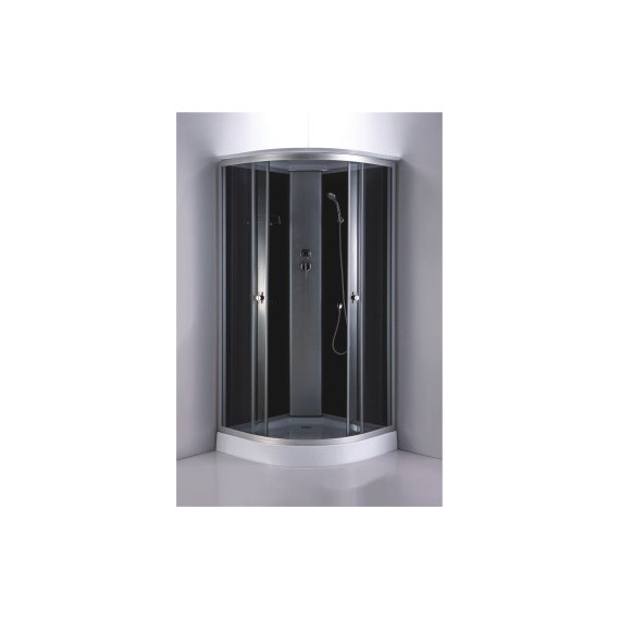 Душевая кабина Loranto 90x90 см CS-881EA13TM/B-90, хром/прозрачное фото 2