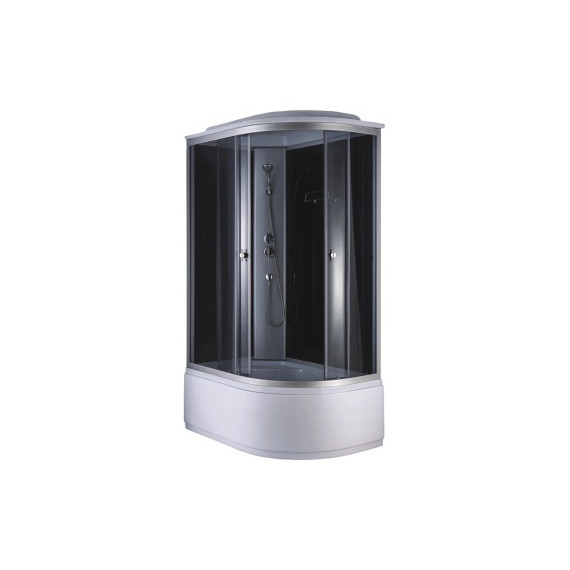 Душевая кабина Loranto 120х80 см CS-886EATM/B-120 L, хром/прозрачное фото 
