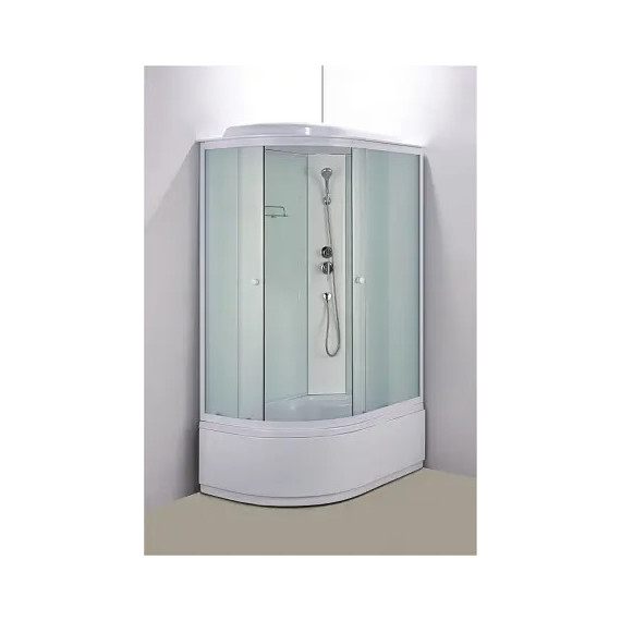 Душевая кабина Loranto 120х80 см CS-887EDTM/W-120 R, белый/прозрачное фото 2