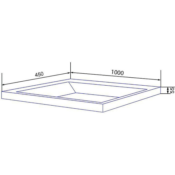 Тумба подвесная с раковиной Azario Zena 100/2 100 см CS00096979, кашемир фото 6