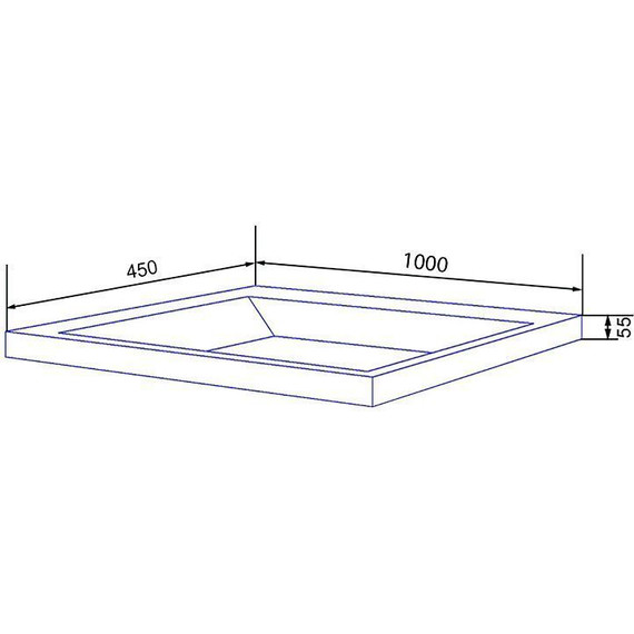 Тумба подвесная с раковиной Azario Zena 100/2 100 см CS00096981, белый глянцевый фото 7