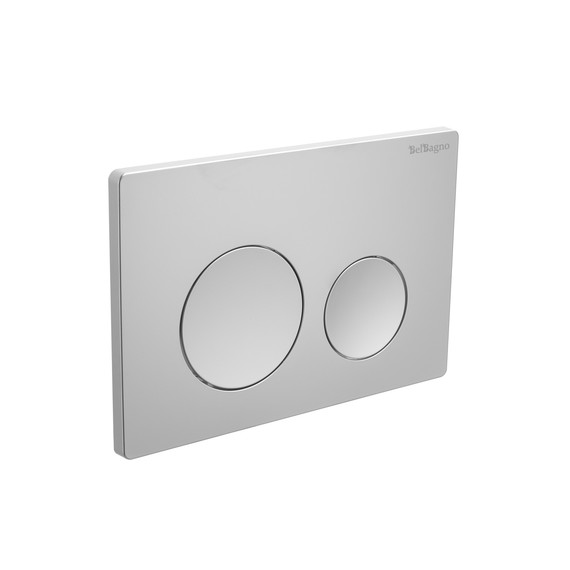 Кнопка смыва BelBagno BB-03C-IN, сатин фото 2
