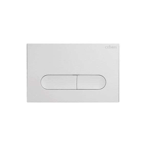 Кнопка смыва Cezares Liner LINER-BTN-BL, белый глянцевый фото 