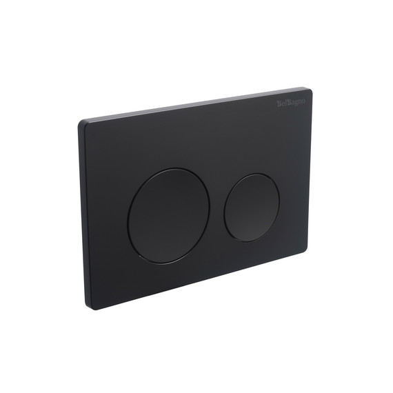Кнопка смыва BelBagno BB-03C-NERO.M, чёрный матовый фото 2