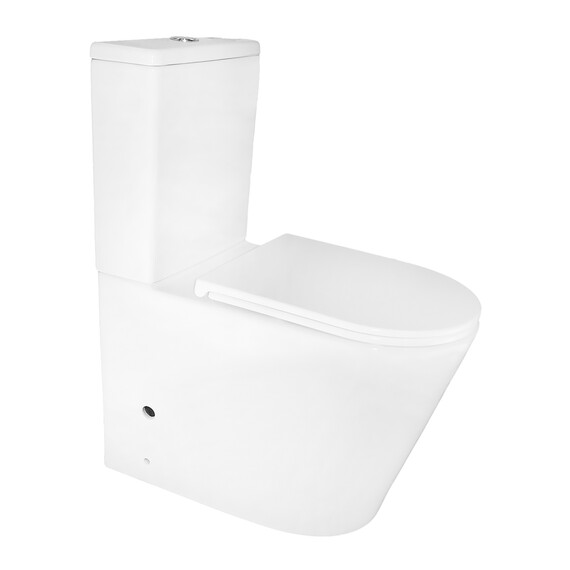 Унитаз-компакт безободковый Azario Margo AZ-2125-UQ1 с крышкой микролифт (система смыва Торнадо) фото 10