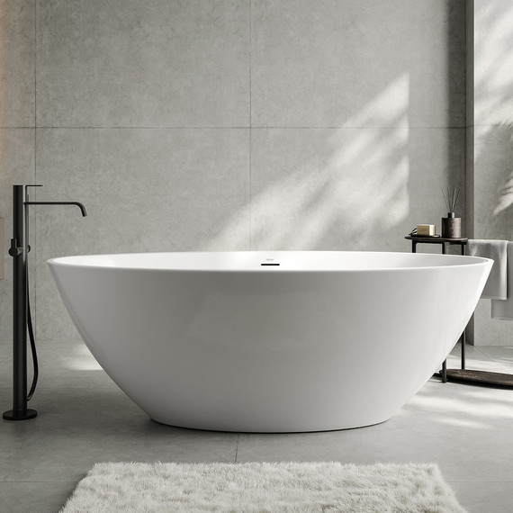 Ванна отдельностоящая Abber 165x90 см AB9249-1.6 фото 4