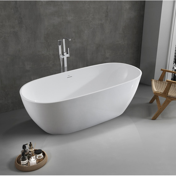 Ванна отдельностоящая Abber 160x81,5 см AB9263-1.6 фото 3