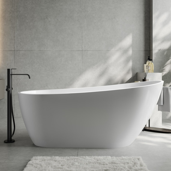 Ванна отдельностоящая Abber 170x80 см AB9501 фото 4