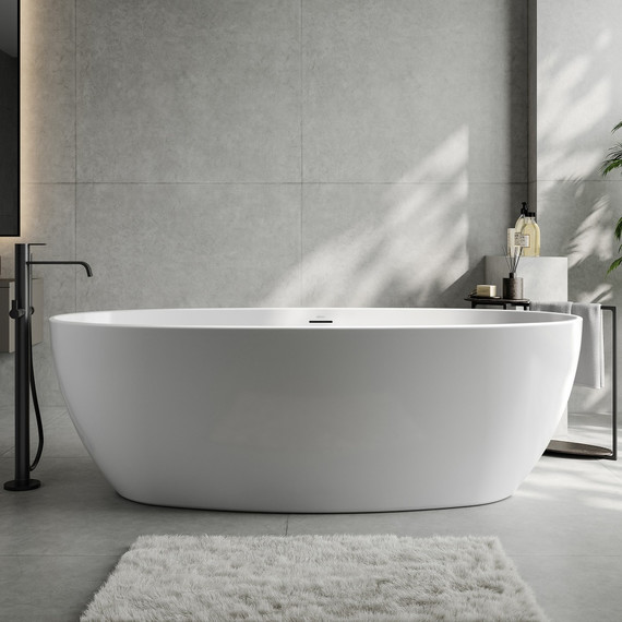 Ванна отдельностоящая Abber 186x88,5 см AB9504 фото 4