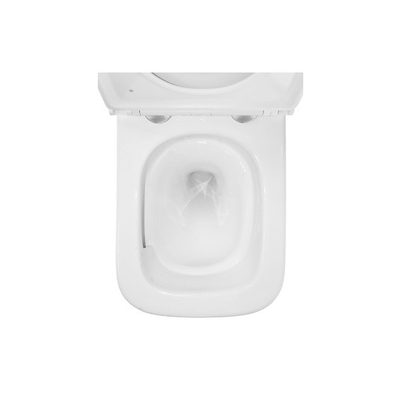 Унитаз подвесной безободковый Azario FOTE AZ-116-UQ3 с тонкой крышкой микролифт (Система смыва торнадо) фото 7