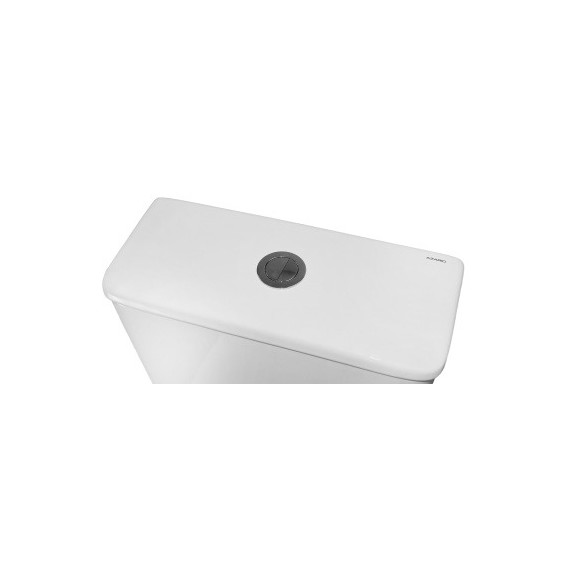 Унитаз-компакт безободковый Azario LANDER AZ-1257A с крышкой микролифт (система смыва Торнадо) фото 9