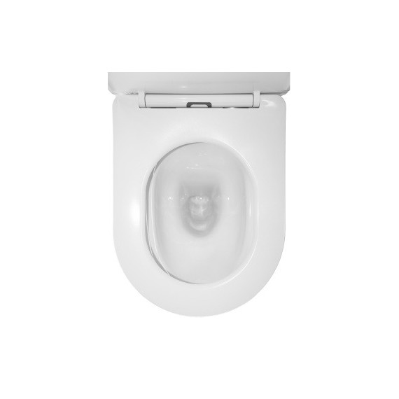 Унитаз-моноблок безободковый Azario Prime AZ-1363OP с тонкой крышкой микролифт фото 11