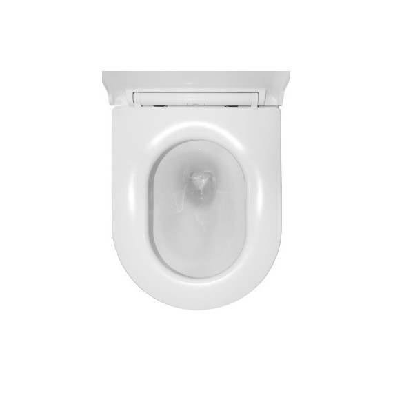 Унитаз-компакт безободковый Azario Margo AZ-2125-UQ1 с крышкой микролифт (система смыва Торнадо) фото 10